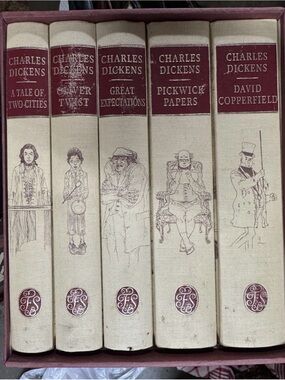 Classic Hardcover Set - Cream and Maroon